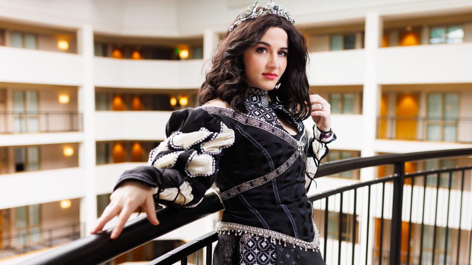 EV Cosplay dressed as Yennefer from The Witcher series